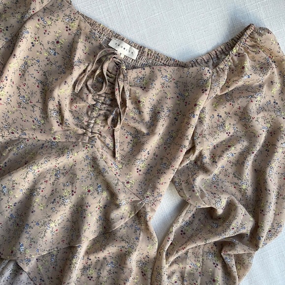 South Moon Under Promesa floral print peasant top - Picture 2 of 7